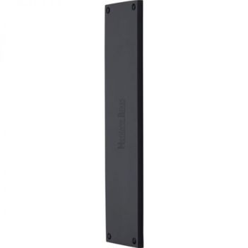 Black Door Push Plates
