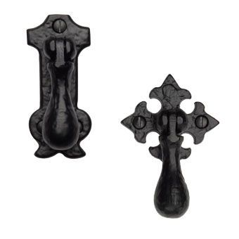 Black Drop Pull Cabinet Handles