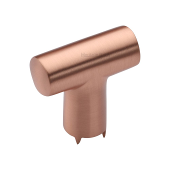 Copper T-Shape Kitchen Cupboard Knobs