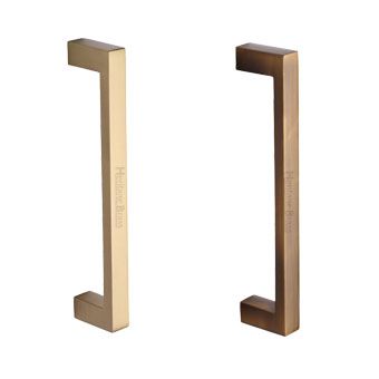 Brass Bolt Through Pull Door Handles