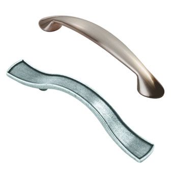 Silver Bow Kitchen Cupboard Handles