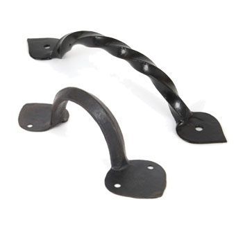 Black D-Shape Kitchen Cupboard Handles