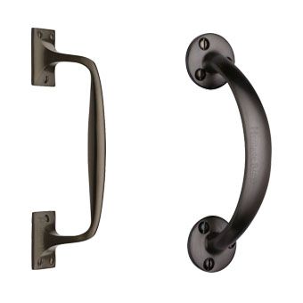 Bronze Face Fixed Pull Door Handles