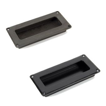 Black Flush Pull Door Handles