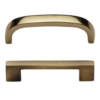 Brass Kitchen Cupboard D-Bar Pulls