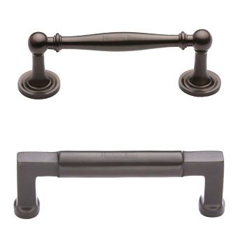 Bronze Kitchen Cupboard D-Bar Pulls