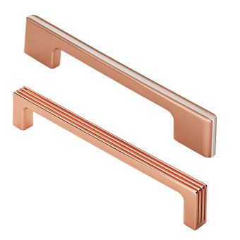 Copper Kitchen Cupboard D-Bar Pulls