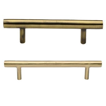 Brass Kitchen Cupboard T-Bar Pulls