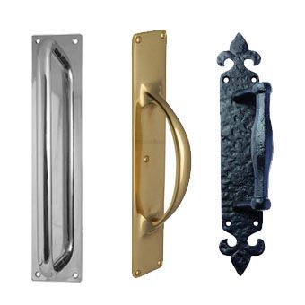 Pull Door Handles on a Backplate