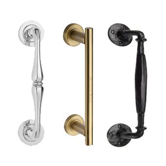 Pull Door Handles on a Rose