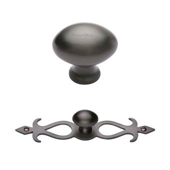 Bronze Oval Cabinet Knobs