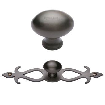 Bronze Oval Kitchen Cupboard Knobs