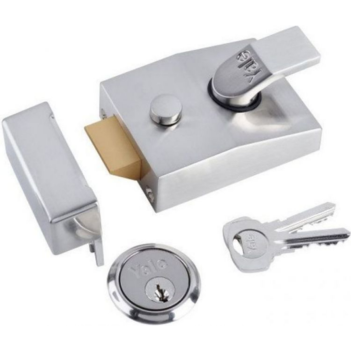 Brushed Metal Night Latches