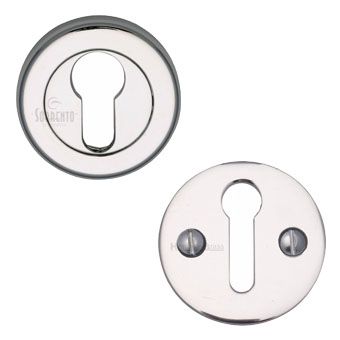 Silver Door Escutcheons