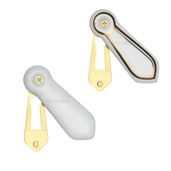 White Door Escutcheons