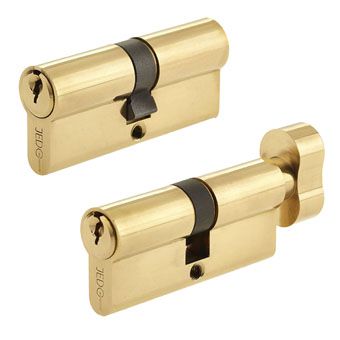 Brass Euro Lock Door Cylinders