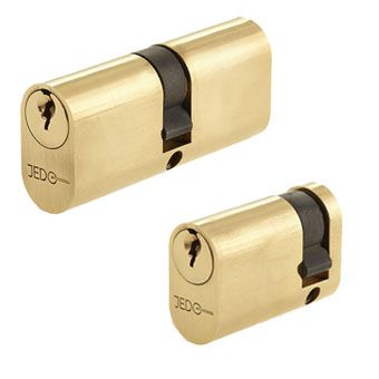 Brass Oval Lock Door Cylinders