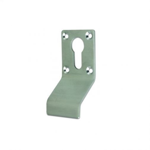 Brushed Metal Front Door Cylinder Pulls
