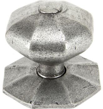 Anvil 83778 pewter 80mm octagonal centre door knob